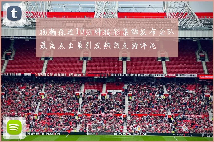 杨瀚森近10分钟精彩集锦发布全队最高点击量引发热烈支持评论
